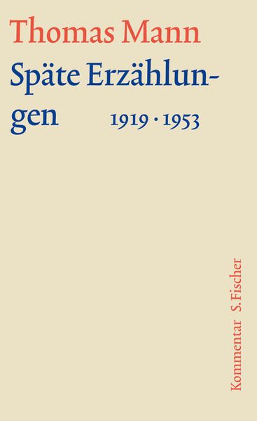 Cover von Späte Erzählungen 1919-1953