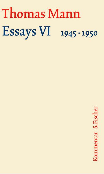 Cover von Essays VI 1945-1950