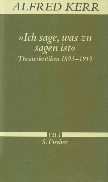 Cover von »Ich sage, was zu sagen ist«
