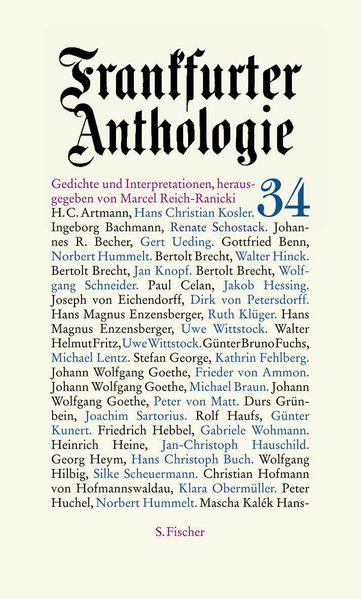 Cover von Frankfurter Anthologie