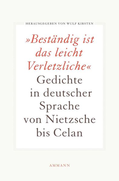 Cover von Beständig ist das leicht Verletzliche