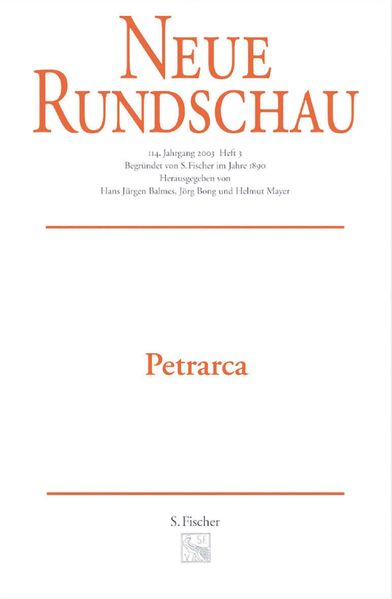 Cover von Neue Rundschau 2004/2