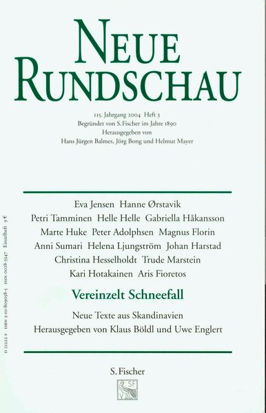 Cover von Neue Rundschau 2004/3