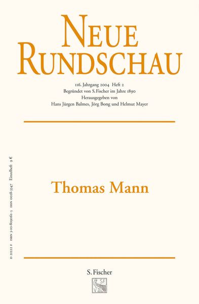 Cover von Neue Rundschau 2005/2