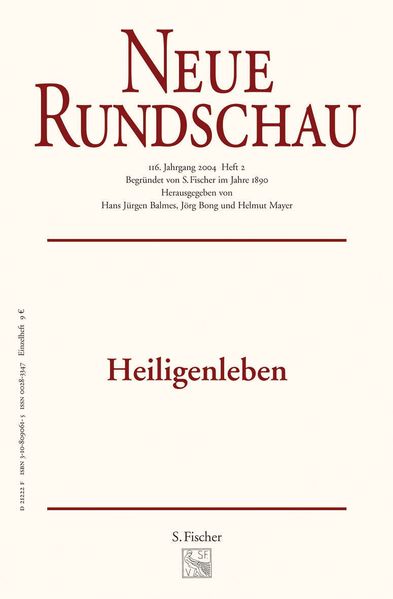 Cover von Neue Rundschau 2005/4