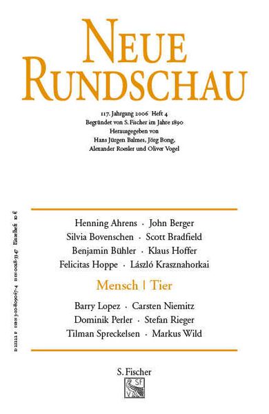 Cover von Neue Rundschau 2006/4