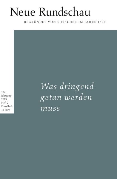 Cover von Neue Rundschau 2013/2