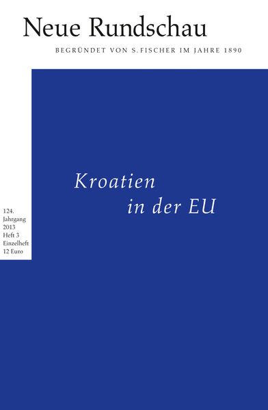 Cover von Neue Rundschau 2013/3