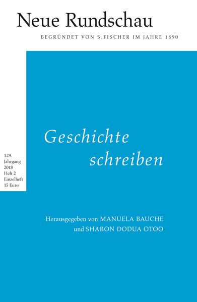 Cover von Neue Rundschau 2018/2
