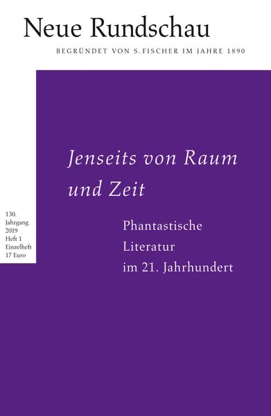 Cover von Neue Rundschau 2019/1