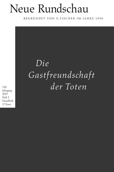 Cover von Neue Rundschau 2019/2