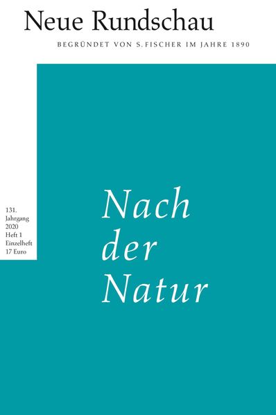 Cover von Neue Rundschau 2020/1
