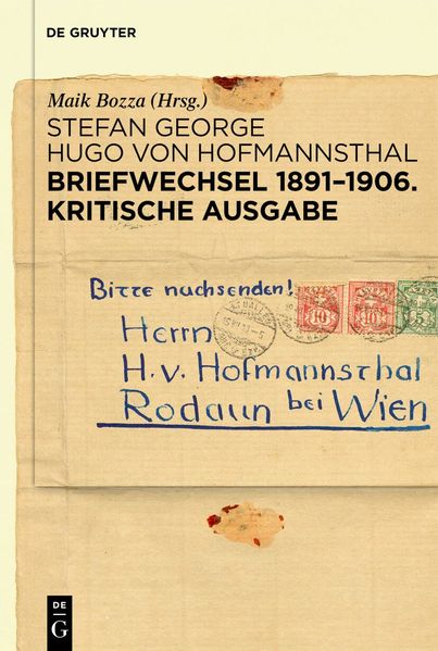 Cover von Stefan George/Hugo von Hofmannsthal Briefwechsel 1891-1906