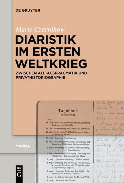 Cover von Diaristik im Ersten Weltkrieg