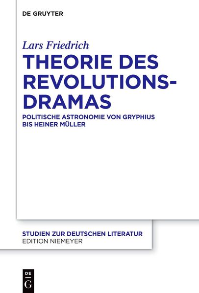 Cover von Theorie des Revolutionsdramas