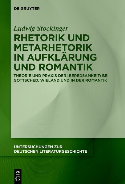 Cover von Rhetorik und Metarhetorik in Aufklärung und Romantik