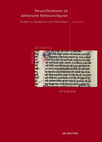 Cover von Personifikationen als ästhetische Reflexionsfiguren