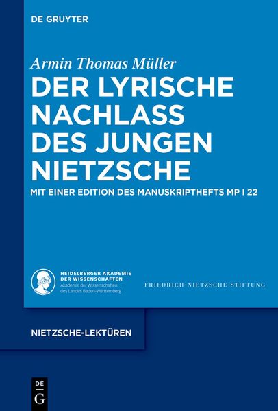 Cover von Der lyrische Nachlass des jungen Nietzsche