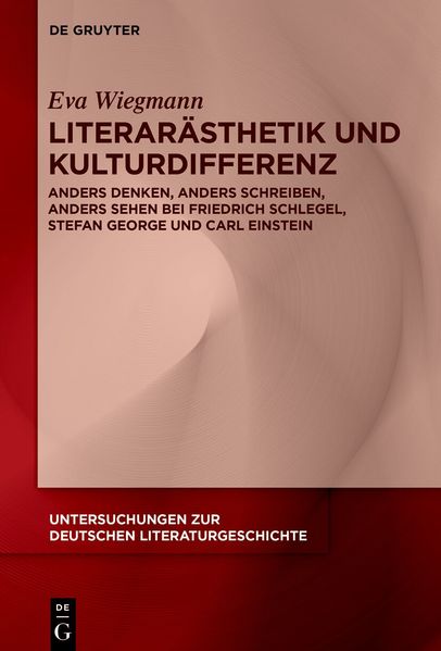 Cover von Literarästhetik und Kulturdifferenz