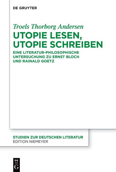 Cover von Utopie lesen, Utopie schreiben