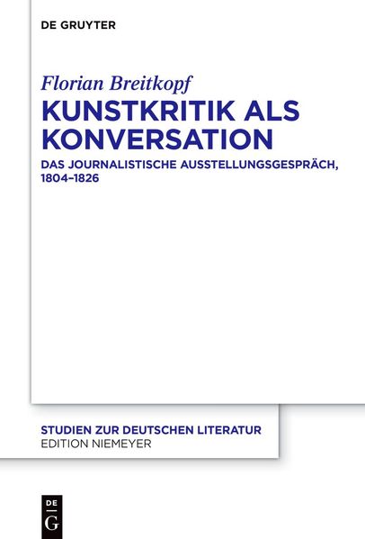 Cover von Kunstkritik als Konversation