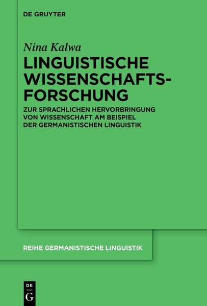Cover von Linguistische Wissenschaftsforschung