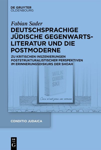 Cover von Deutschsprachige jüdische Gegenwartsliteratur und die Postmoderne