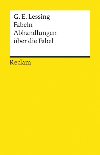 Cover von Fabeln. Abhandlungen über die Fabel