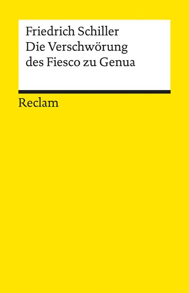 Cover von Die Verschwörung des Fiesco zu Genua