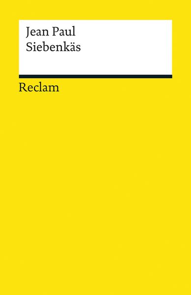 Cover von Siebenkäs