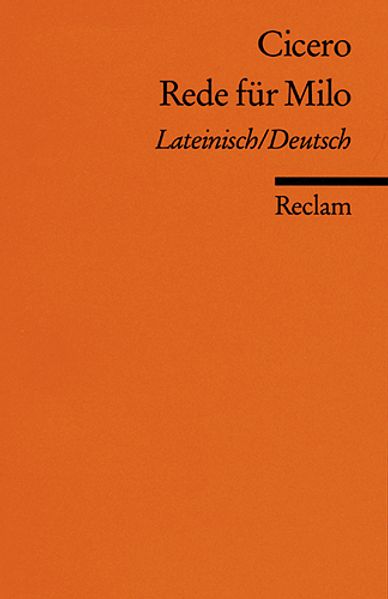 Cover von Rede für T. Annius Milo