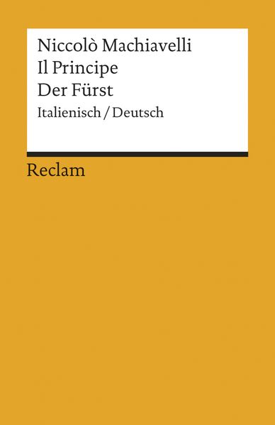 Cover von Il Principe /Der Fürst