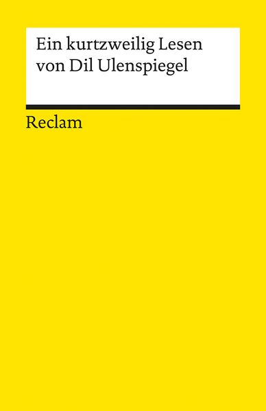 Cover von Ein kurtzweilig Lesen von Dil Ulenspiegel