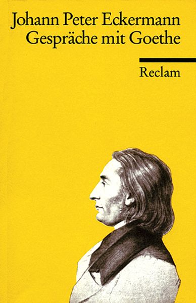Cover von Gespräche mit Goethe in den letzten Jahren seines Lebens
