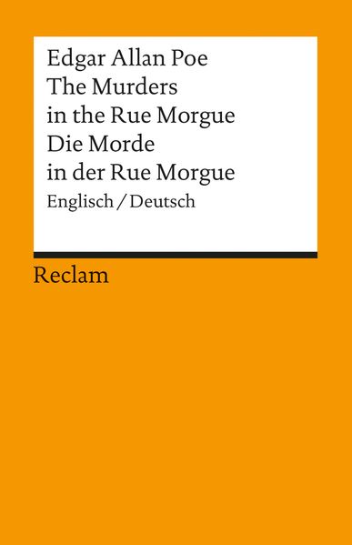 Cover von The Murders in the Rue Morgue /Die Morde in der Rue Morgue