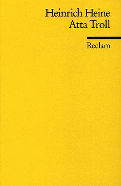 Cover von Atta Troll. Ein Sommernachtstraum