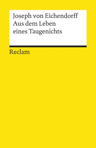 Cover von Aus dem Leben eines Taugenichts