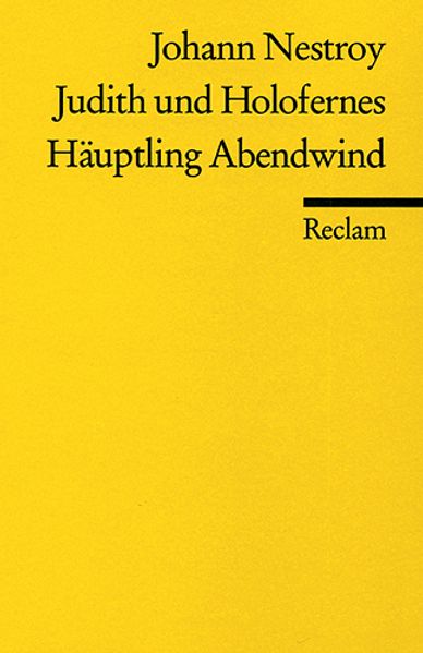 Cover von Judith und Holofernes. Häuptling Abendwind