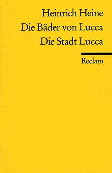 Cover von Die Bäder von Lucca /Die Stadt Lucca