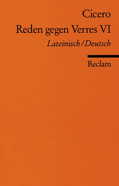 Cover von Reden gegen Verres VI
