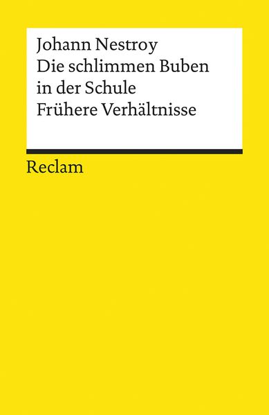 Cover von Die schlimmen Buben in der Schule. Frühere Verhältnisse
