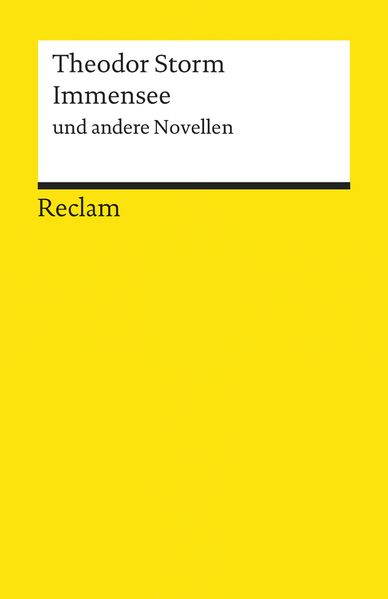 Cover von Immensee und andere Novellen