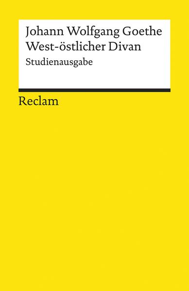 Cover von West-östlicher Divan