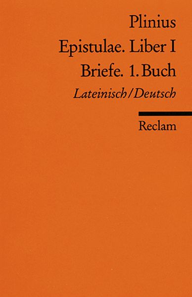 Cover von Epistulae. Liber I /Briefe. 1. Buch