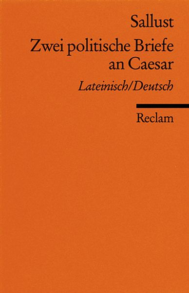 Cover von Zwei politische Briefe an Caesar