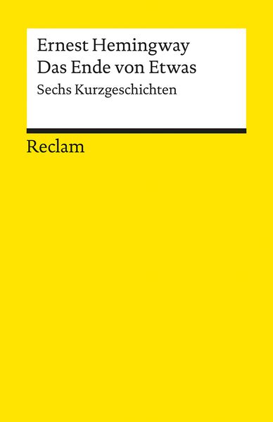Cover von Das Ende von Etwas
