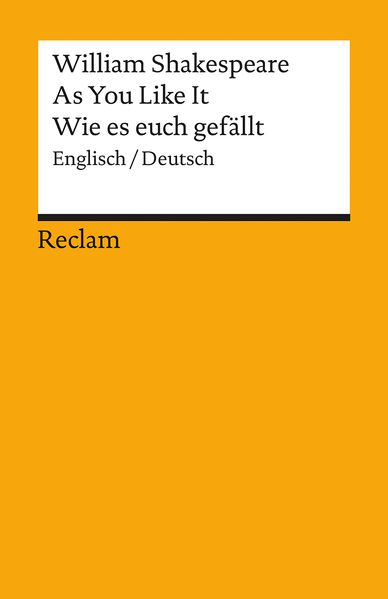 Cover von As You Like It /Wie es euch gefällt