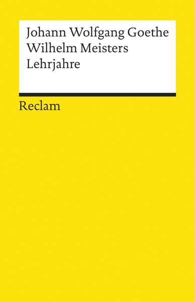 Cover von Wilhelm Meisters Lehrjahre
