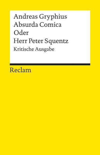 Cover von Absurda Comica oder Herr Peter Squentz