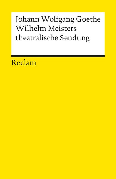 Cover von Wilhelm Meisters theatralische Sendung